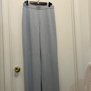 Women's Saint John light Blue Embellished pants